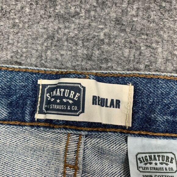 Levis Work Jeans Mens 36 Blue Regular Classic Fit Durable Heavyweight Denim 2008 - Picture 4 of 14